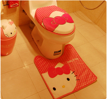 特hello kitty马桶套坐便套坐便垫坐便套三件套厕所坐垫坐便器套