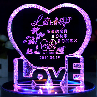 倾城 生日礼物 女生男友创意礼品男生生日礼品 女友老婆 新奇特别