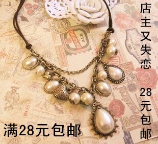 项链,<em>半岛铁盒</em>复古宫廷镀铜雕花怀表皮链/毛