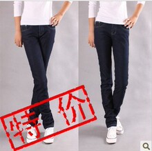2012女款紧身牛仔裤女小脚裤修身铅笔裤弹力大码靴裤子韩版潮显瘦