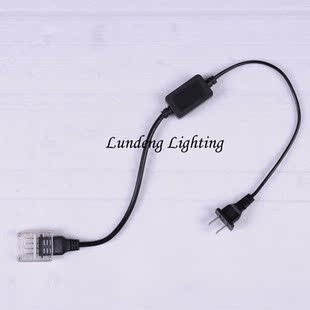 LED Rainbow tube lights belt light belt Crown quality flat wire dedicated power plug power line