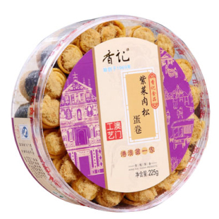 澳门特产 香记紫菜肉松蛋卷225g 香记蛋卷 4盒江浙沪皖包邮