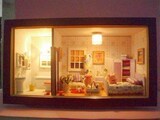 DIY小屋 带灯带防尘箱 天使之恋 送女朋友 【浪漫满屋】 全国包邮