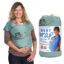 附DVD和说明书】美国品牌mobywrap弹力婴儿背巾正品宝宝背带抱带