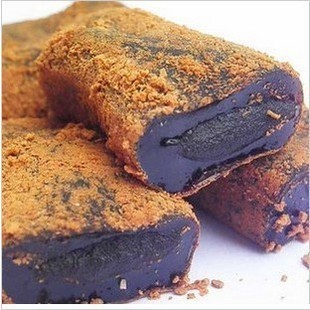  台湾零食 三叔公 雪之恋 台湾麻薯 手工麻糬 黑糖口味180g