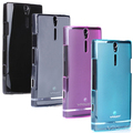 Vpower 索尼lt26i 手机套 lt26i手机壳 Xperia S保护套保护壳+膜