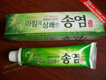 菌美白 不限重 爱茉莉松盐牙膏 消炎杀 韩国进口正品 超大管 实拍