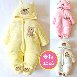 秋冬装男女婴儿连体衣服加厚新生儿衣服装用品初生宝宝棉衣0-1岁
