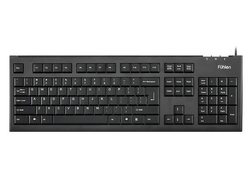 富勒 L400 USB有线键盘 笔记本静音键盘 巧克力超薄键盘 全国包邮