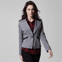 ZADA&middot;NINE品牌女装2011秋冬新款<span class=H>韩版</span>修身休闲小西装西服外套