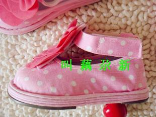  晋豆子传统小女孩手工布鞋手纳千层底宝宝布鞋儿童单鞋漂亮透气