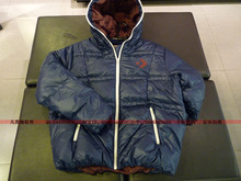 匡威专柜正品特价羽绒服男士短款蓝色S411M831400
