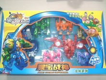 果宝特攻2/果宝战神 国宝特工七合一合体系列带武器变形合体