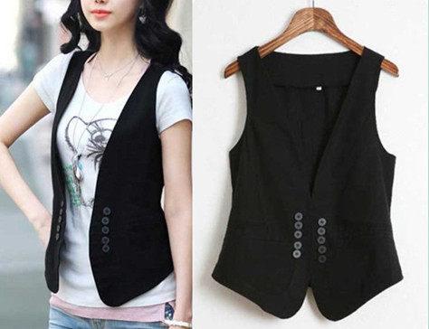 <em>小马甲女</em> 2012<em>韩版春</em>夏季新款女装马夹 棉布马