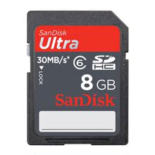 SanDisk闪迪UltraSDHC卡8GB高速相机卡Class6 30MB/秒200X