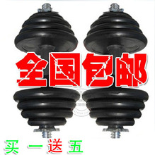可拆卸足重包胶哑铃40 30 20 10公斤 包胶哑铃 全国包邮 买一送五