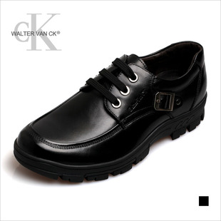  CK正品 商务休闲皮鞋男英伦圆头搭扣 韩版休闲皮鞋男潮流板鞋F306