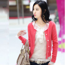 styleonme 2012春装新款韩版女装 荷叶领蕾丝长袖修身衬衫衬衣290