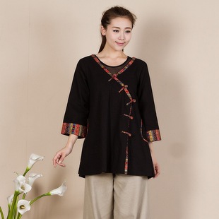 民族风女装秋装2012中国风秋装斜襟剪裁盘扣