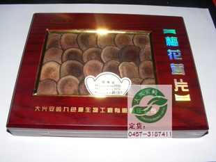  东北特产九色鹿牌精装梅花二杠鹿茸片实木礼盒正品整枝切片特级