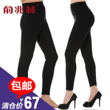 [特价清仓]俞兆林时尚弹力打底保暖裤 男女款 情侣款 黑色