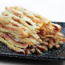 【淘金币】蓝贝壳【日本风味】-日式黄油烤鱿鱼条-500g