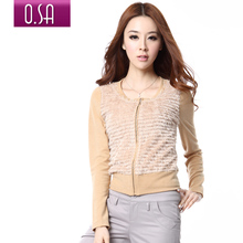 O.SA2012春装新款女装韩版大码修身春秋季女式短外套女款W11239