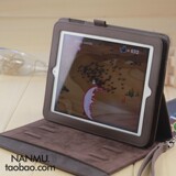 jingpai 苹果 ipad3/2 保护套 韩国 超薄皮套 可爱保护壳 送6配件