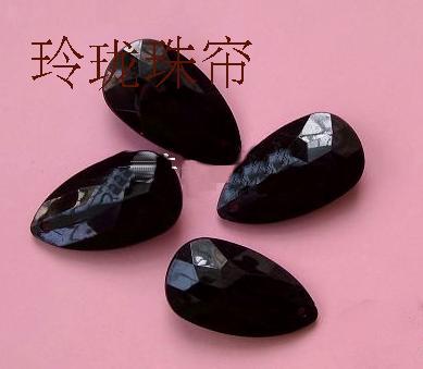亚克力珠帘吊坠门帘切面挂坠大号黑色水滴手工材料制作满百包邮在类目 居家布艺, 窗帘门帘及配件, 珠帘/挂帘中 - 来自Buy2taobao.com提供专业的淘宝代购服务