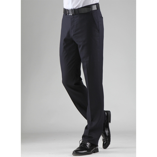  罗蒙正品 男士中腰直筒羊毛免烫抗皱 西裤 #1X27032