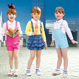 【博士蛙】2012春季新款专柜正品童装 小女童T恤翻领衫