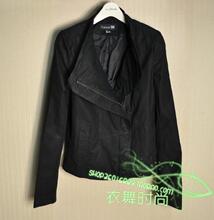 2012新款欧单F21时尚大翻领皮衣外套 拼接皮衣 永远21皮衣 <span class=H>HM</span>