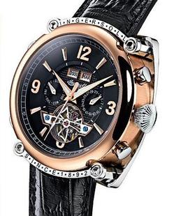 德国百年ingersoll男士手表精典，全自动机械表，奢华气质男陀飞轮表