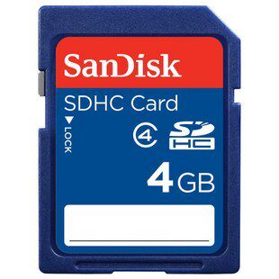 双金冠 闪迪/SanDisk SD/SDHC 4G Class4 C4 相机内存卡 正品行货