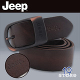 复古的味道 男士 JEEP 时尚精品 针扣牛皮皮带 可佩戴50年