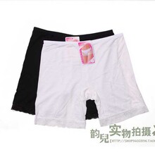 春夏 大码 强货莫代尔打底裤 女蕾丝边三分裤 防走光裤裙 安全裤