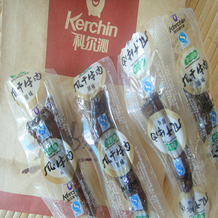  母亲节特价3份包邮 内蒙古特产 科尔沁原厂独立条风干牛肉干250克