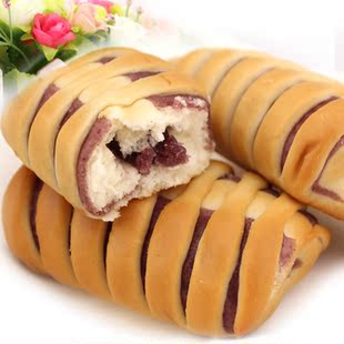  【零利润】然利自然紫薯面包干 夹心软绵无色素 烘焙糕点约40g/个