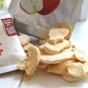  休闲零食 宇航员专供纯天然 乐滋冻干苹果脆片20g 苹果的味道