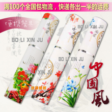 中国风不锈钢餐具三件套 父亲节小礼品创意实用婚庆回礼用品批发