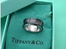Jia Wei JW-TIFFANY Tiffany | 1837 negro anillos de titanio | Promociones | clásico | 20756
