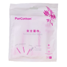 全棉时代/清洁护理湿巾薄荷精华抑菌柔湿巾/女士护肤/独立装10片