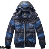 [EBG男装正品]2010新款时尚韩版渐变可脱卸帽棉衣外套[1201014]