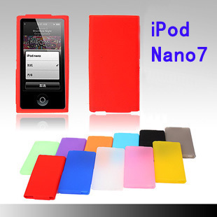 适用苹果ipodnano7保护壳，nano8代保护套qq，果冻套炫彩硅胶套软壳
