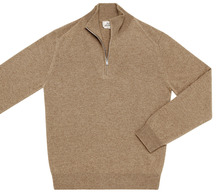 美国代购爱马仕Hermes2012新款男装针织衫灰褐色拉链070120HA87XL