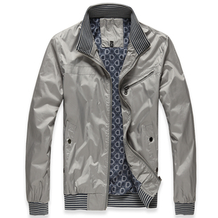  秋装水洗立领时尚休闲宽松型男装夹克  新品特价