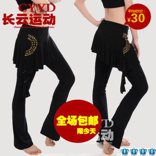 广场舞蹈服装肚皮舞裤子拉丁舞裤子裙裤裙女表演新款 433#包邮