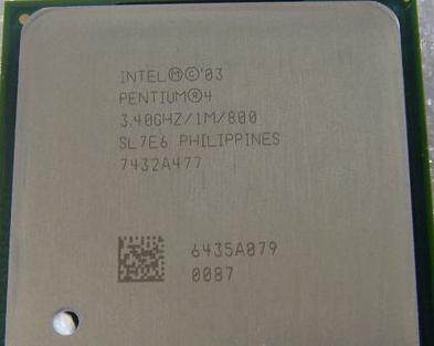 Intel/英特尔/478/P4 3.4E/3.4G/1M/800MHz/奔腾4顶级产品