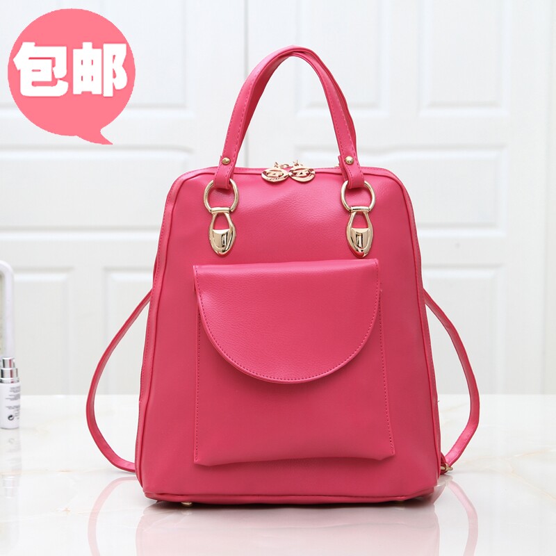 双肩包背包<em>女时尚</em>女包2014新款<em>韩版</em>学院风多
