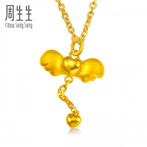 周生生黄金(足金)天使吊坠黄金吊坠珠宝 真人秀78813P(计价) 周生生黄金(足金)天使吊坠黄金吊坠珠宝 真人秀78813P(计价)
